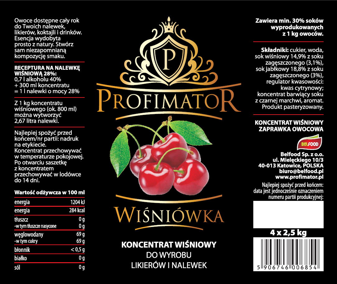 PROFIMATOR WIŚNIA 2,5kg